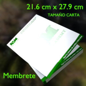 2000 Hojas Membrete